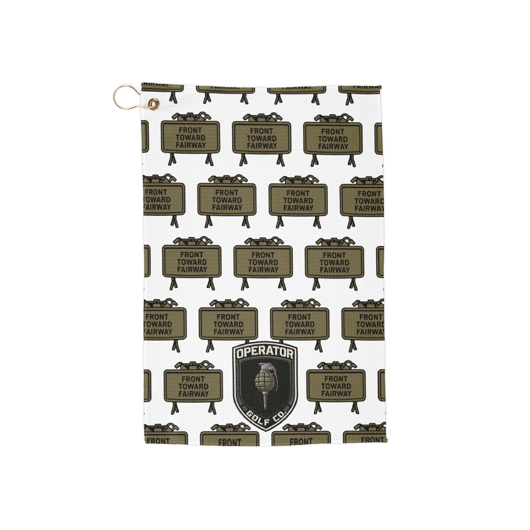 Front Toward Fairway Golf Towel