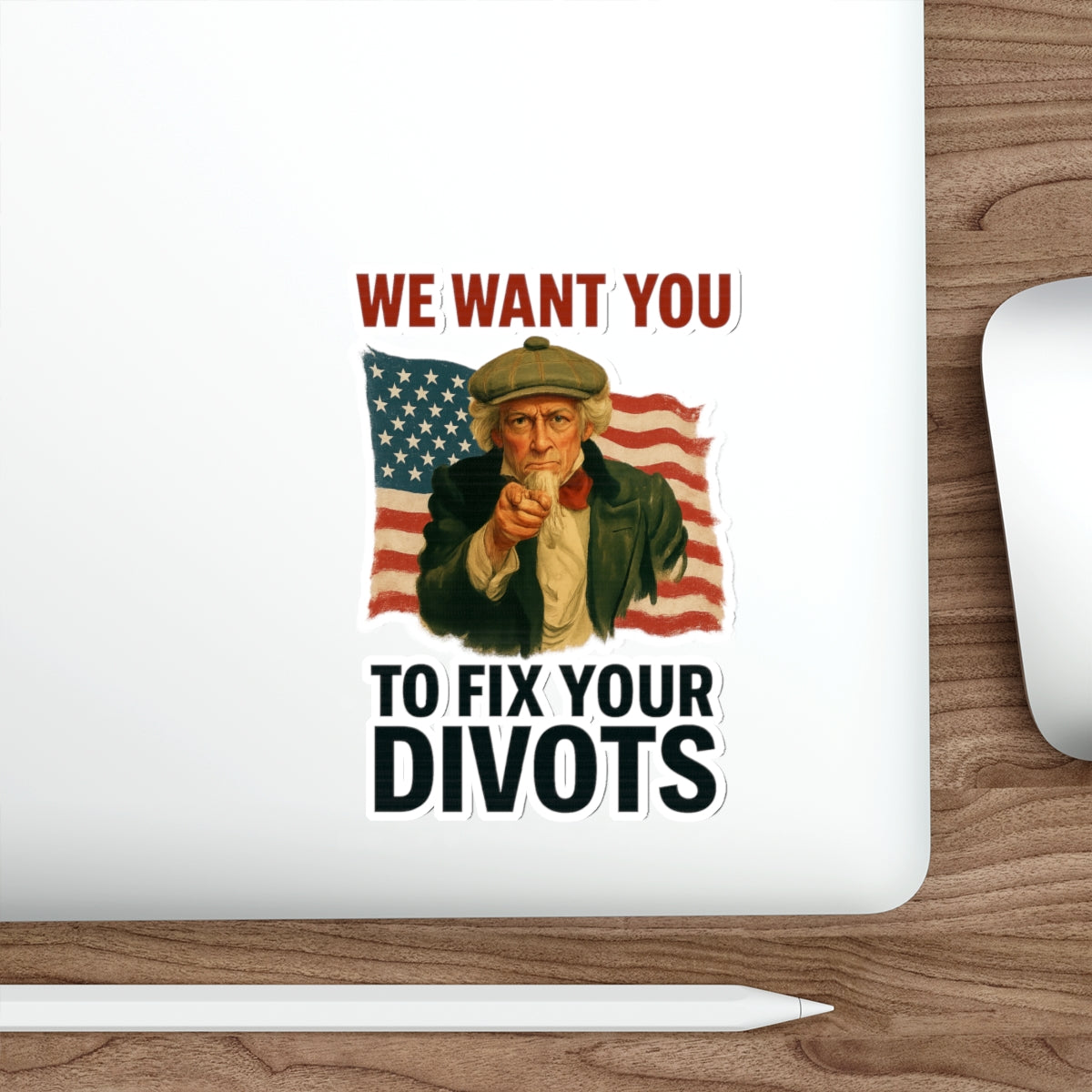 Fix Them Divots Sticker