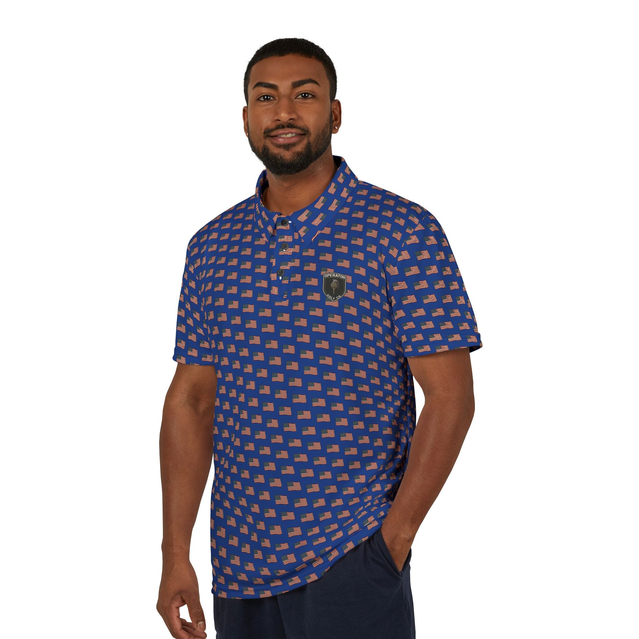 'Merica Golf Polo