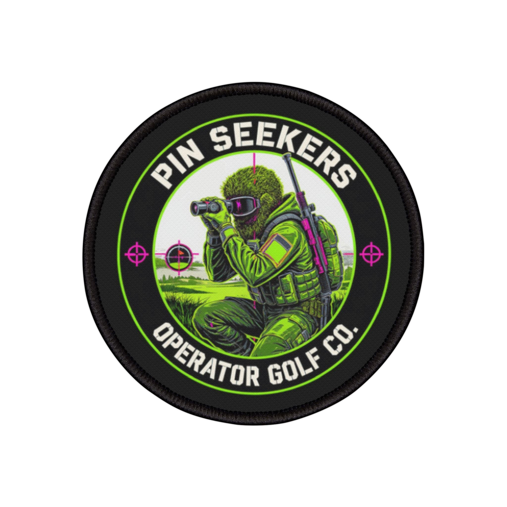 Pin Seekers Iron-On Golf Bag Patch